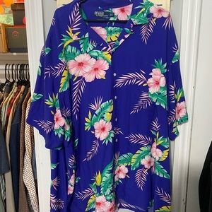 Polo Ralph Lauren Camp Collar Hawaiian Shirt 3XB